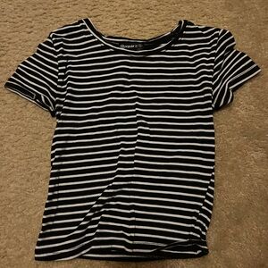 Women’s striped crop top